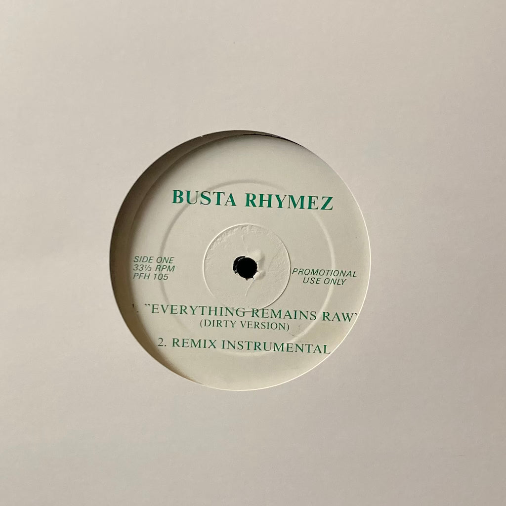 Busta Rhymez/LL Cool J - Everything Remains Raw/I Shot Ya Remix [12" - Promo Copy]