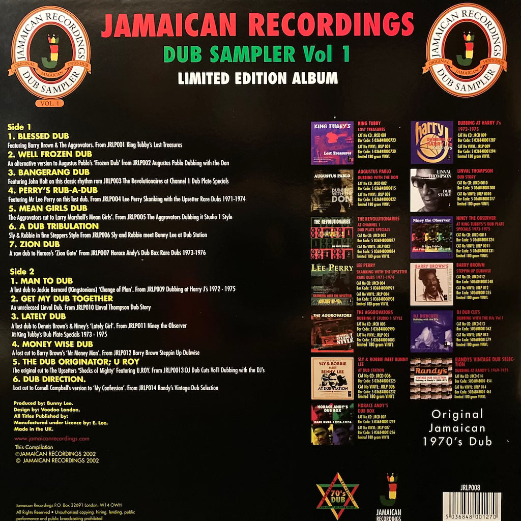 V/A - Jamaican Recordings Dub Sampler Vol.1