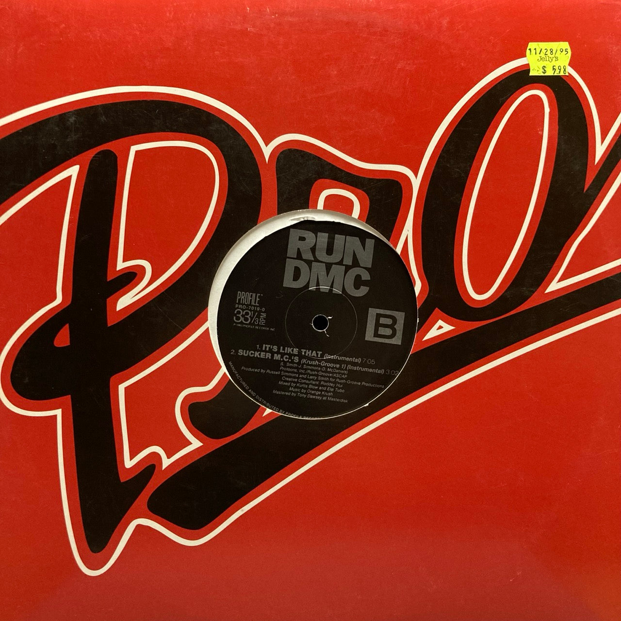 Run-D.M.C. – It's Like That / Sucker M.C.'s (Krush-Groove 1) [12"]