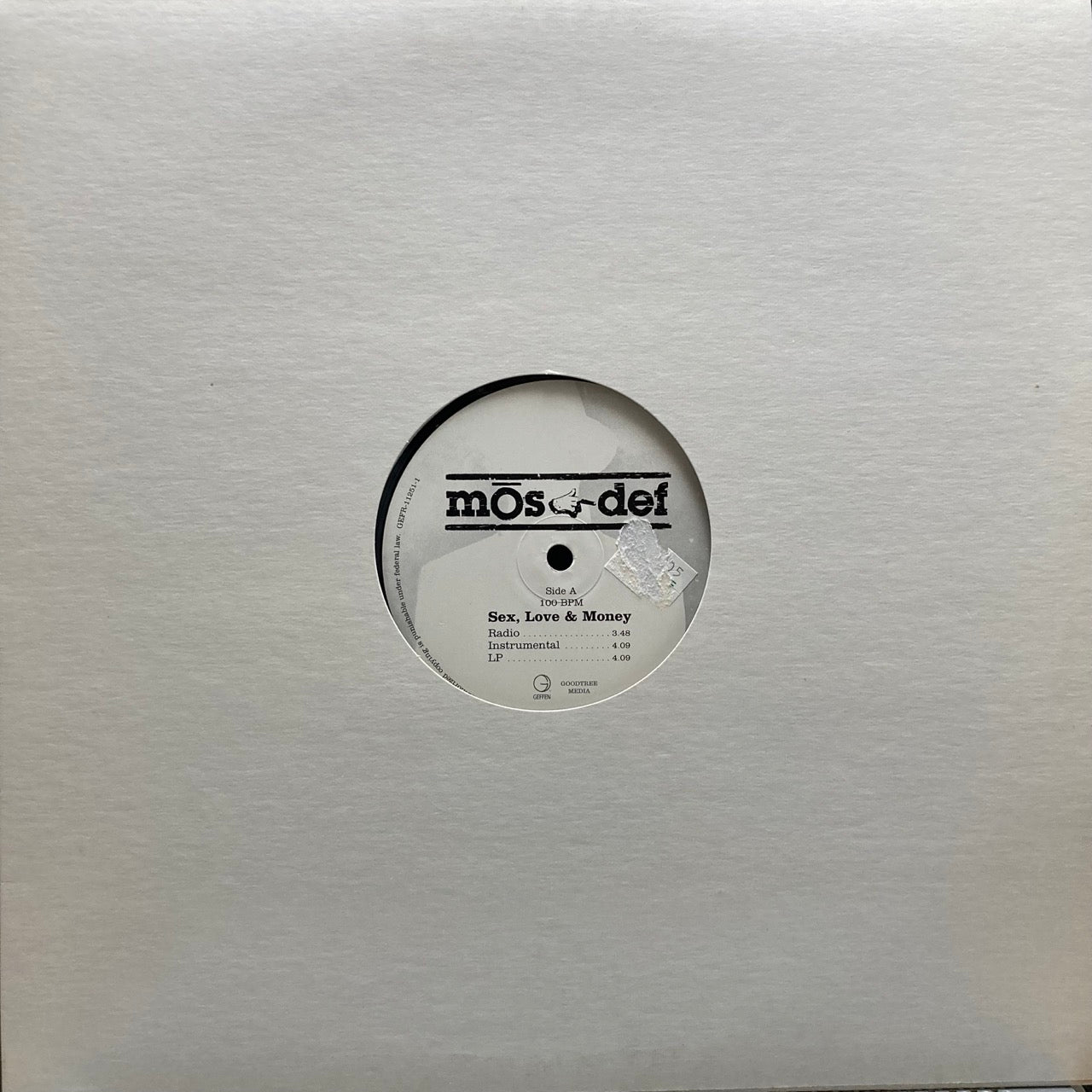 Mos Def – Sex, Love & Money / Ghetto Rock [12"]