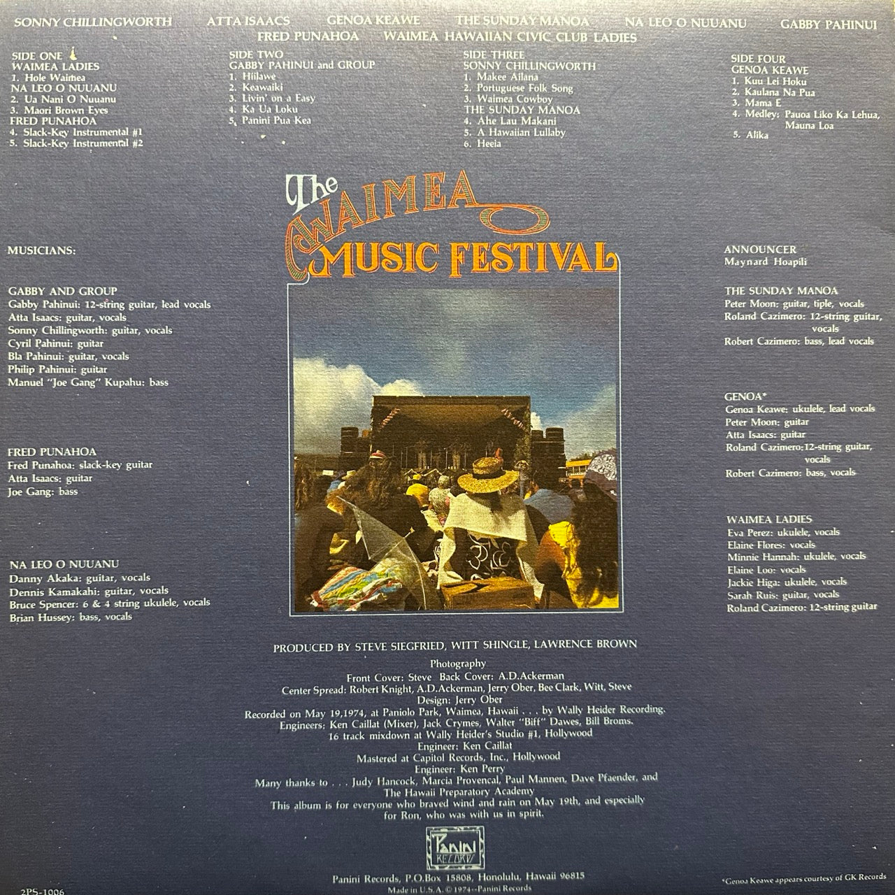 Various – The Waimea Music Festival [2LP]