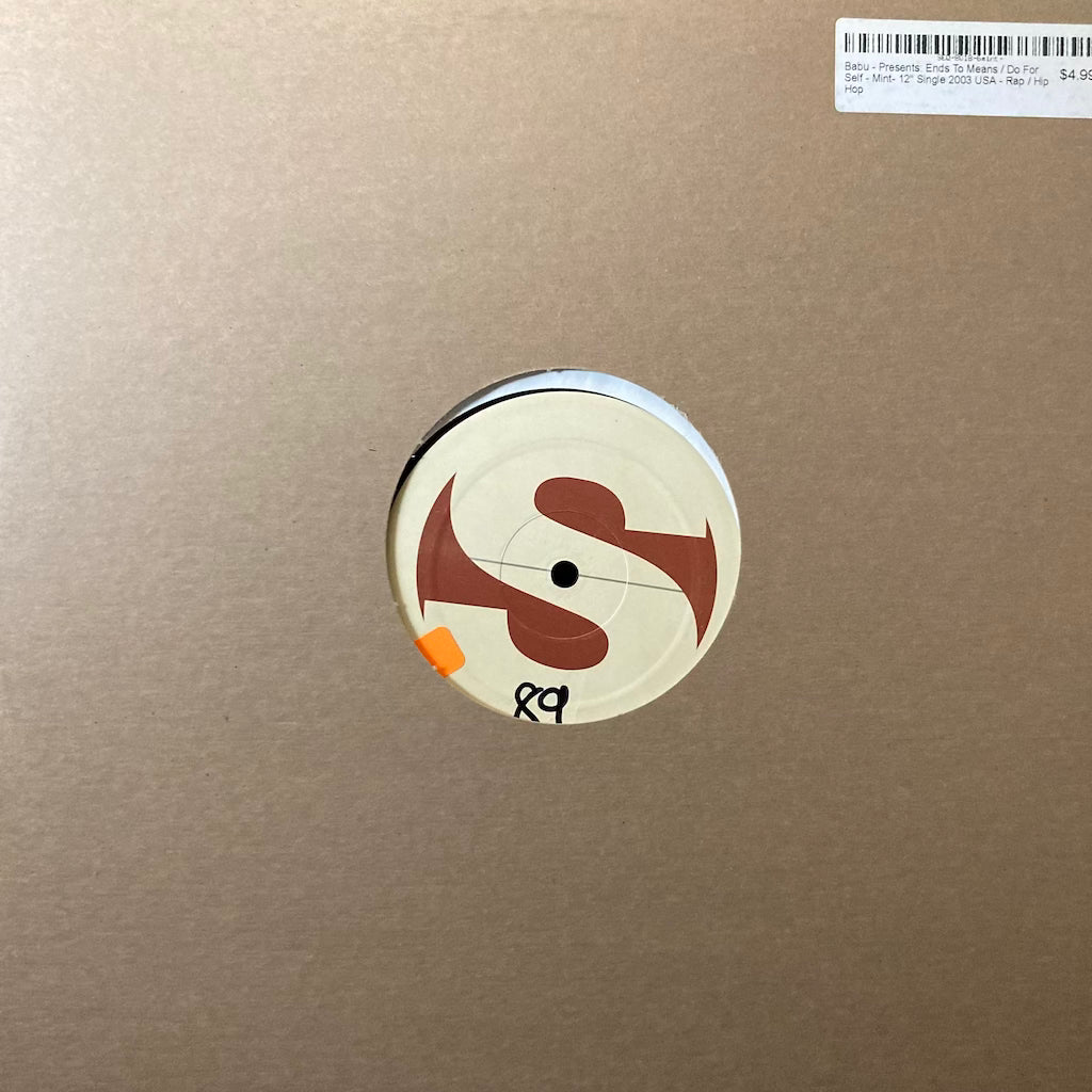 Rakaa/Chance Infinite - Ends To Means/Do For Self 12"