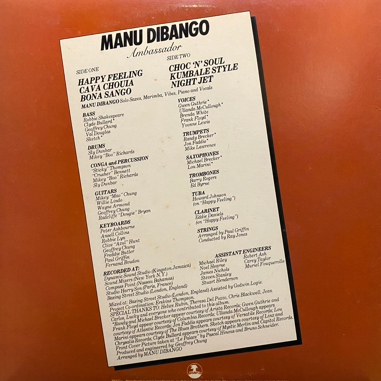 Manu Dibango – Ambassador