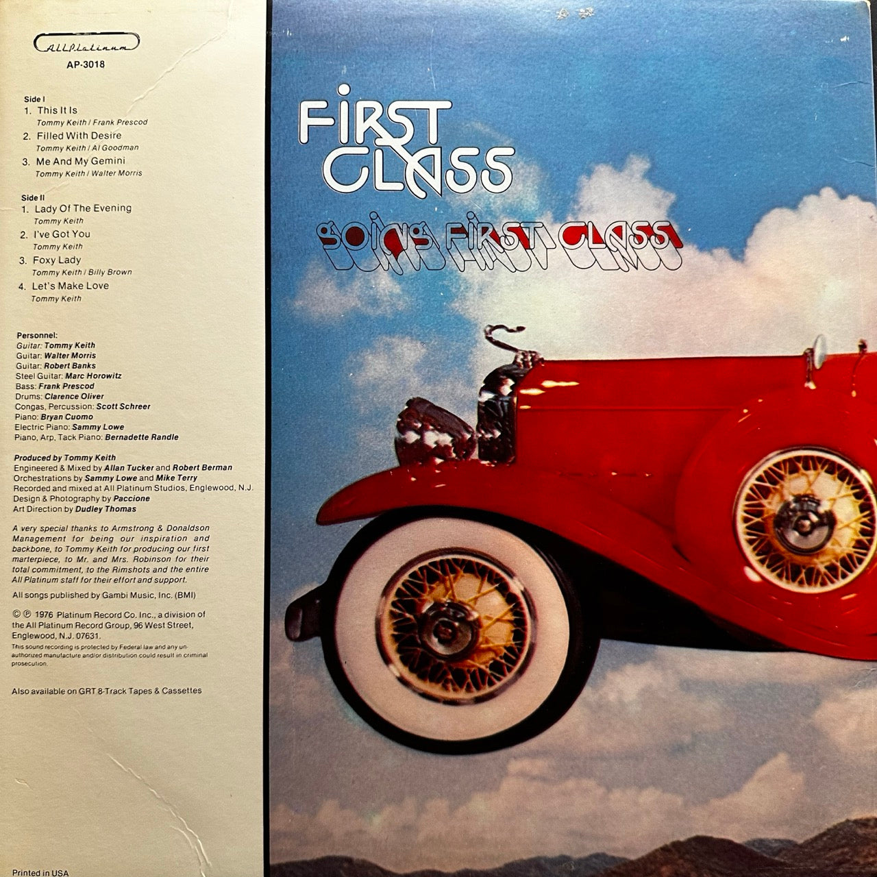 First Class – Going First Class
