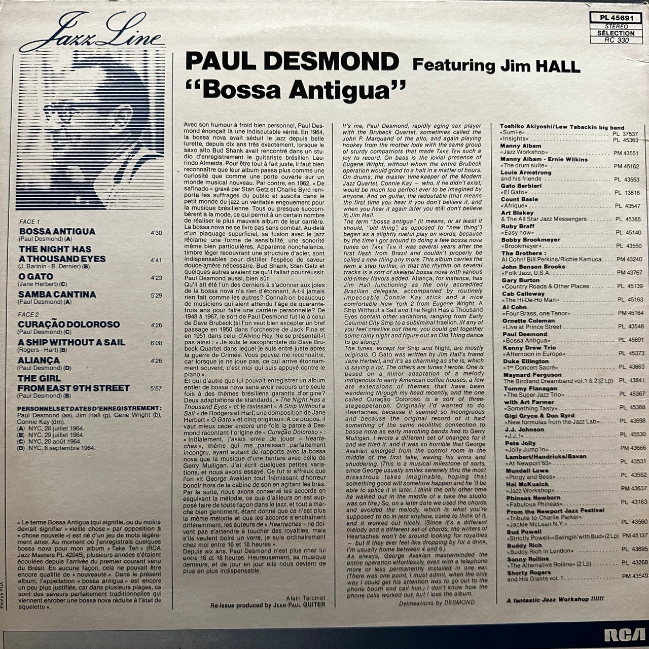 Paul Desmond – Bossa Antigua