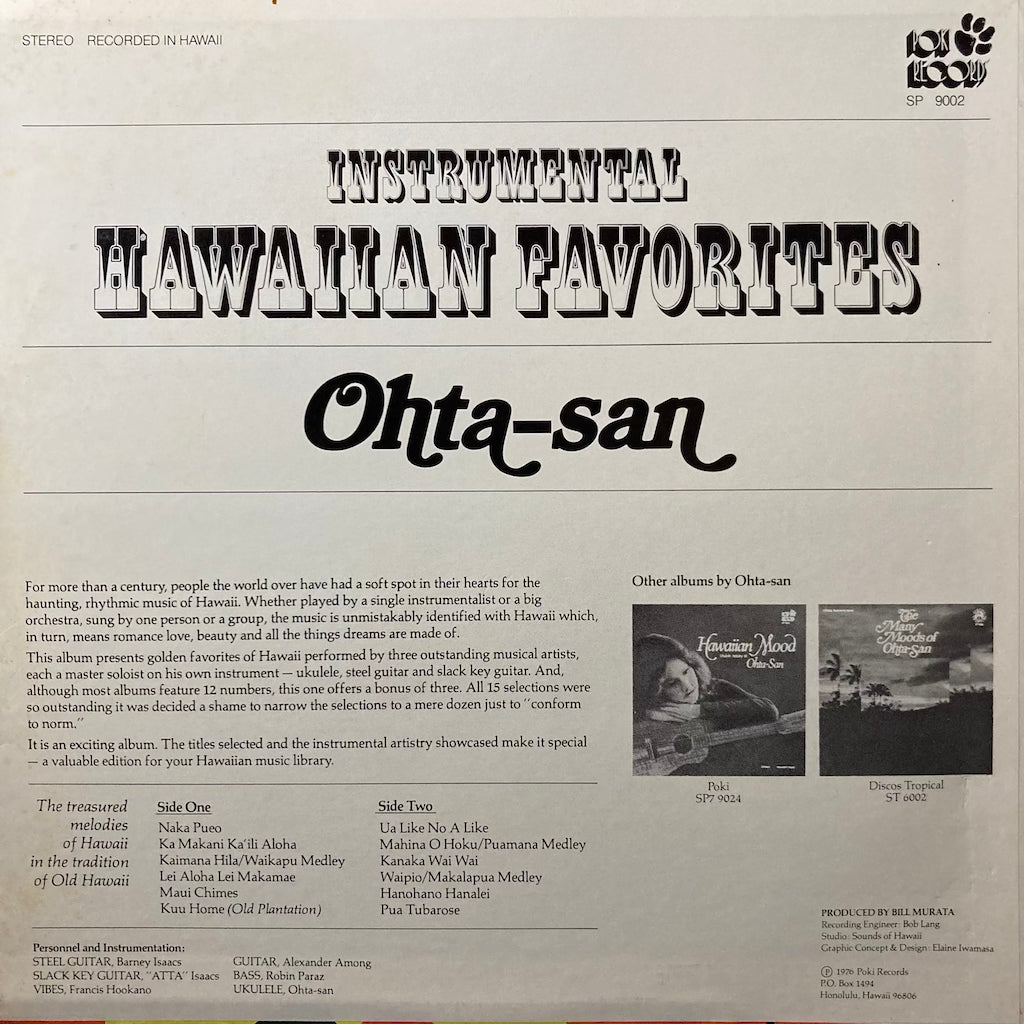 Ohta-San - Instrumental Hawaiian Favorites