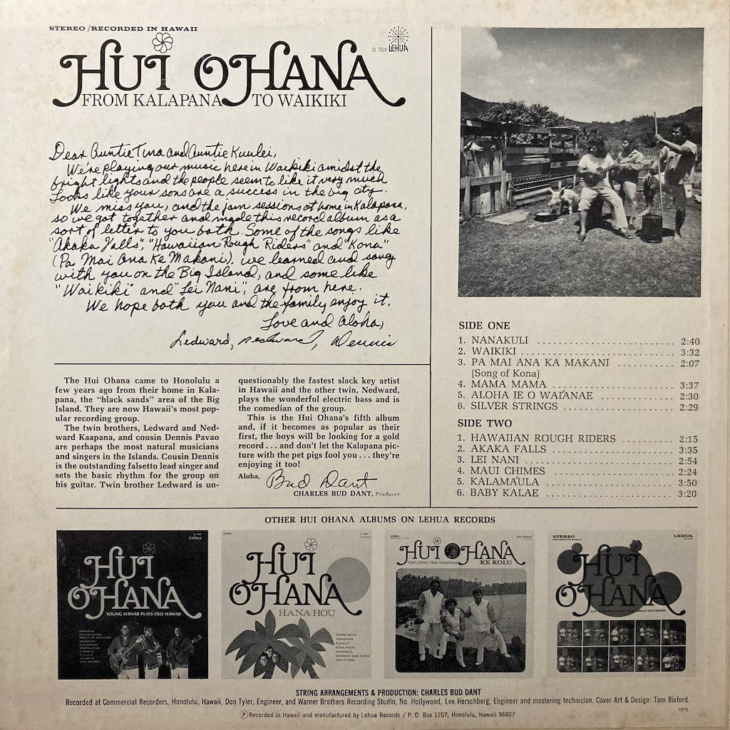 Hui Ohana - From Kalapana to Waikiki