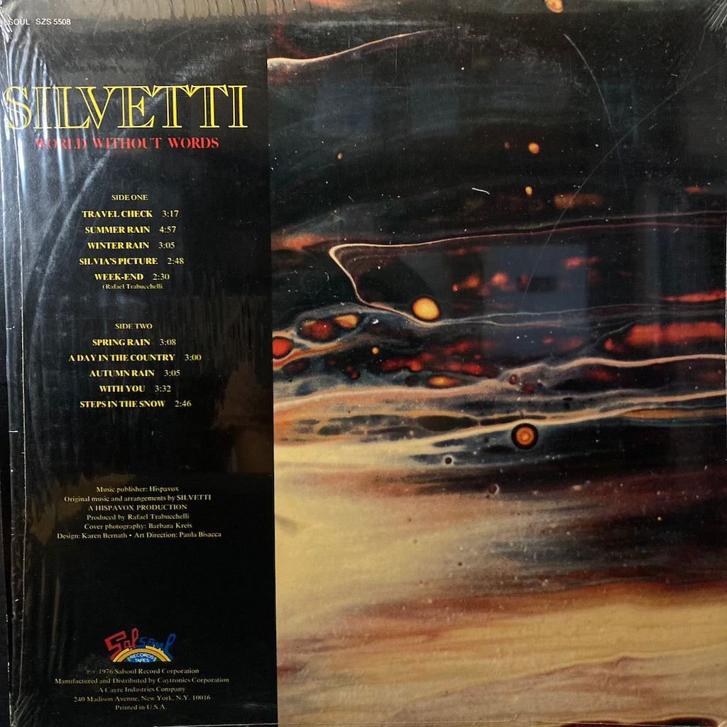 Silvetti - World Without Words