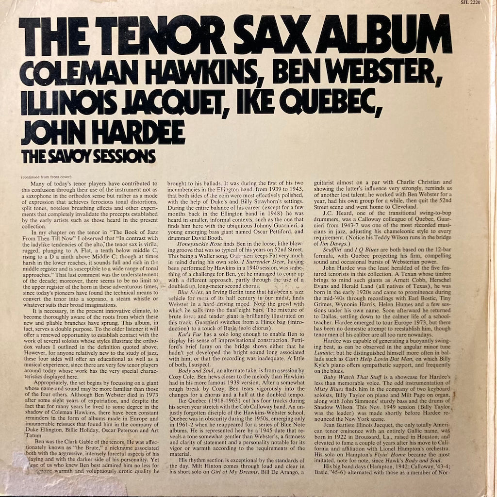 V/A - The Tenor Sax Album