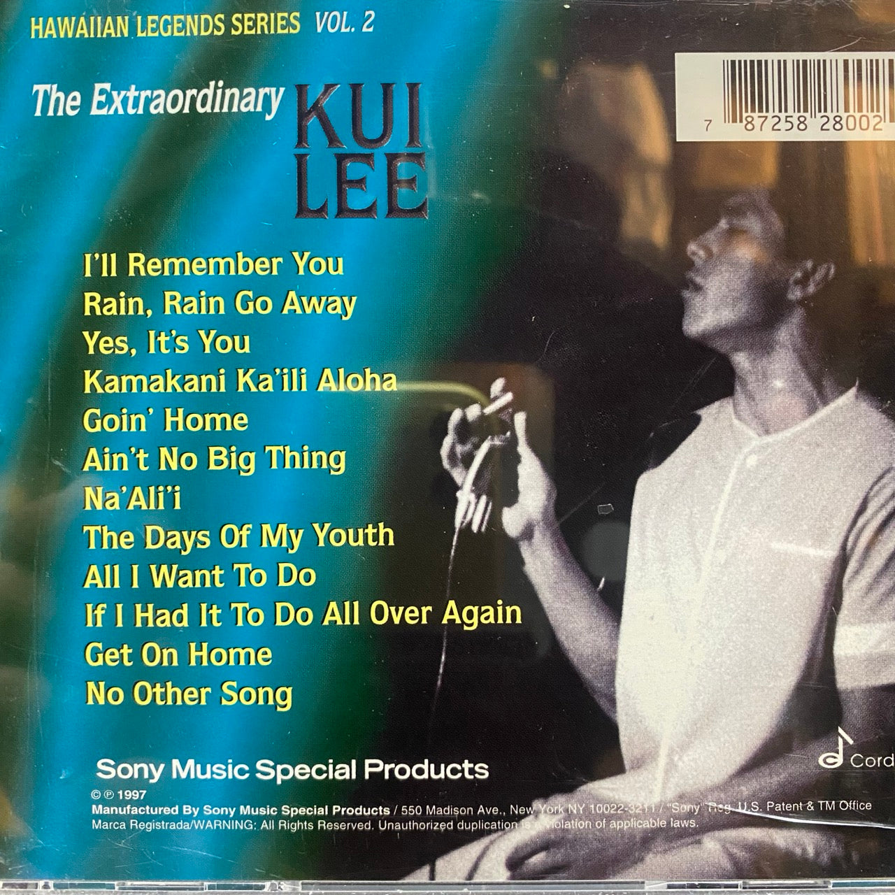 Kui Lee – The Extraordinary - Hawaiian Legends Series Vol. 2 [CD]
