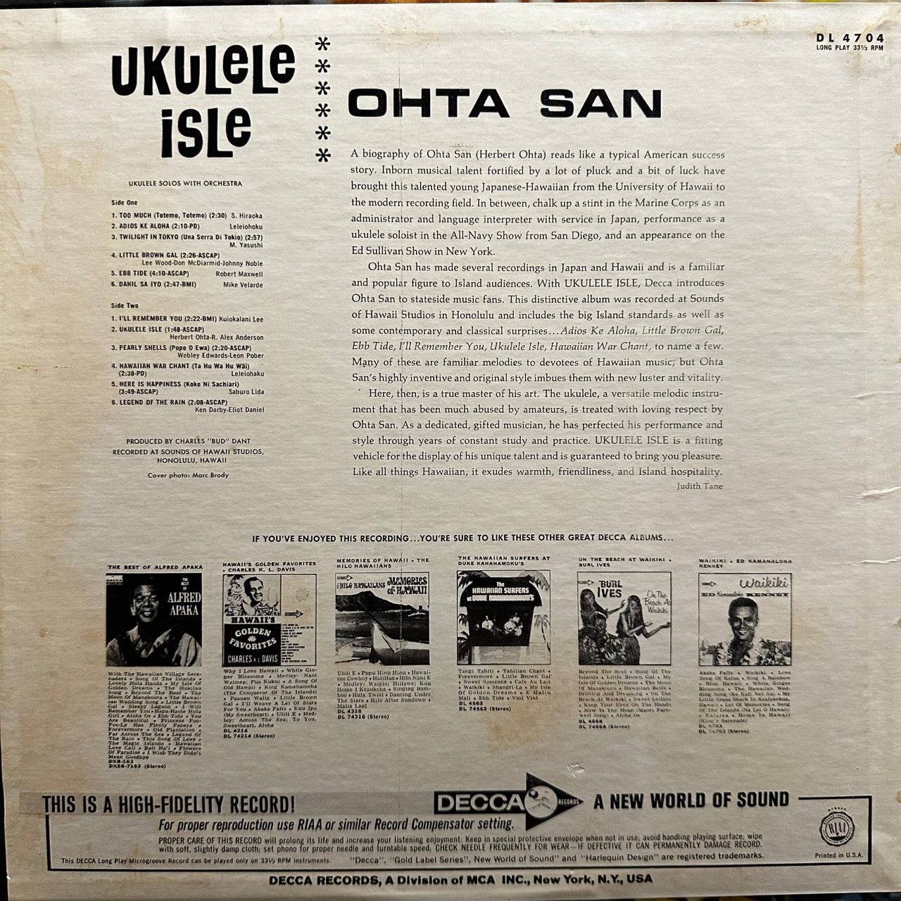 Ohta San – Ukulele Isle