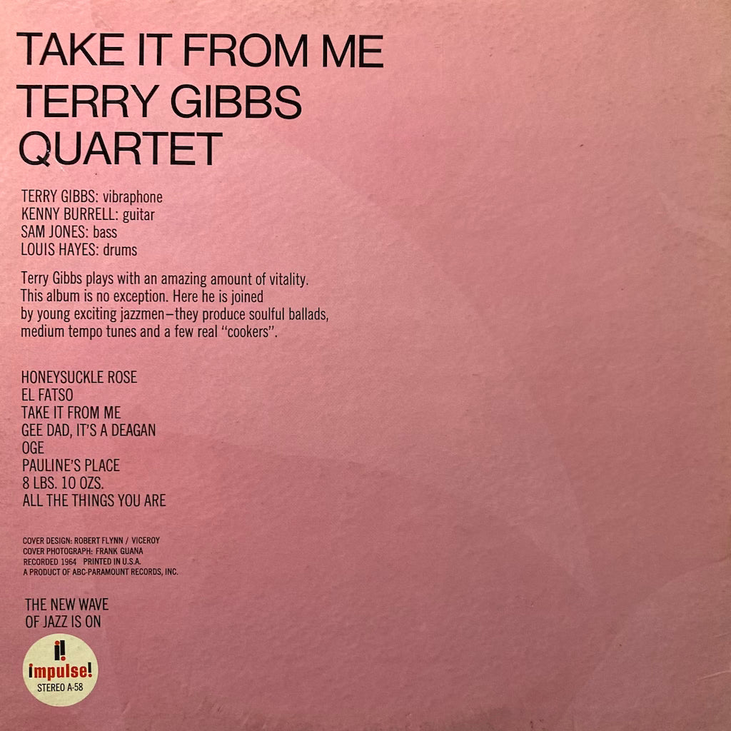 Terry Gibbs Quartet - Take It From Me