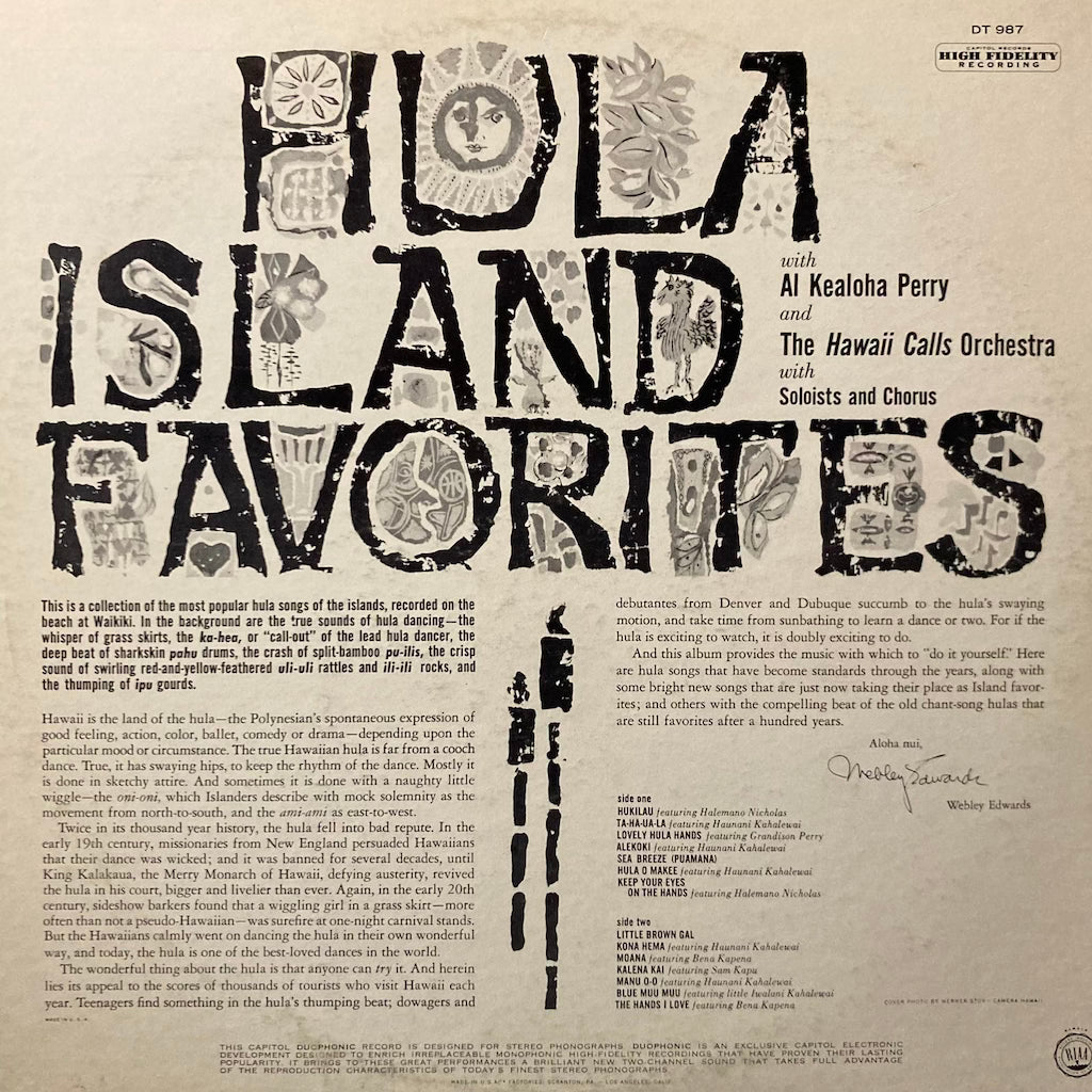 Webly Edwards - Hula Island Favorites