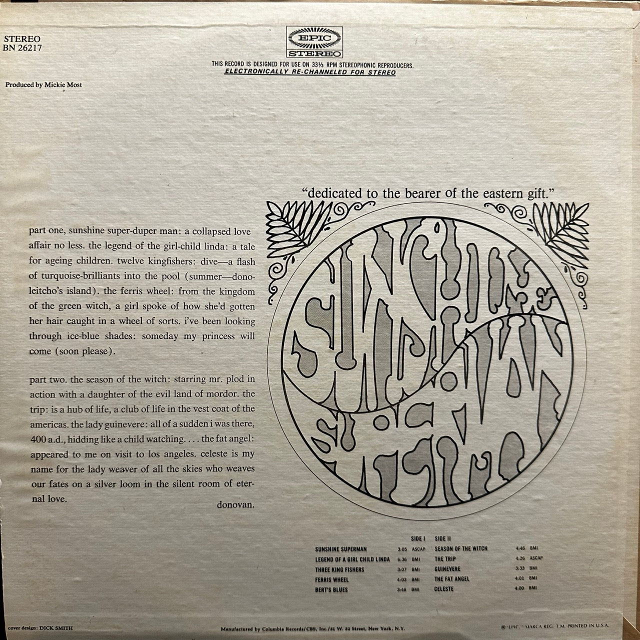 Donovan – Sunshine Superman