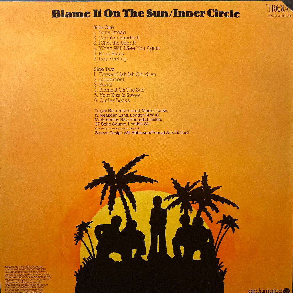 Inner Circle - Blame It On The Sun