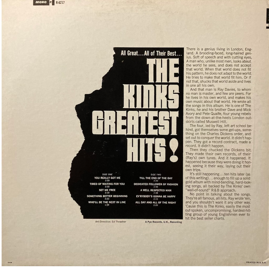 The Kinks - Greatest Hits! [MONO]