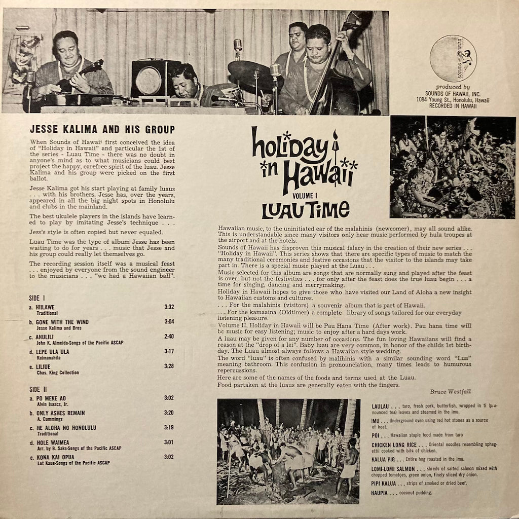 Jese Kalima & His Group - Holiday In Hawaii Vol.1