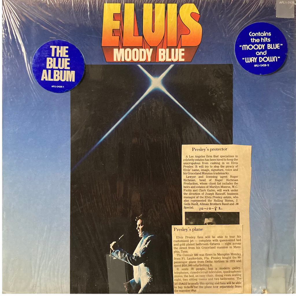 Elvis Presley - Moody Blue [Blue Vinyl]