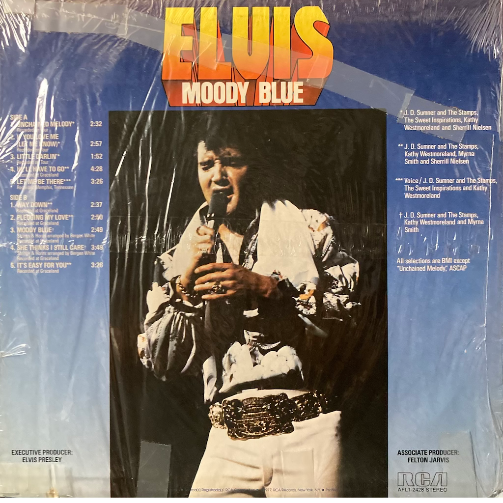 Elvis Presley - Moody Blue [Blue Vinyl]