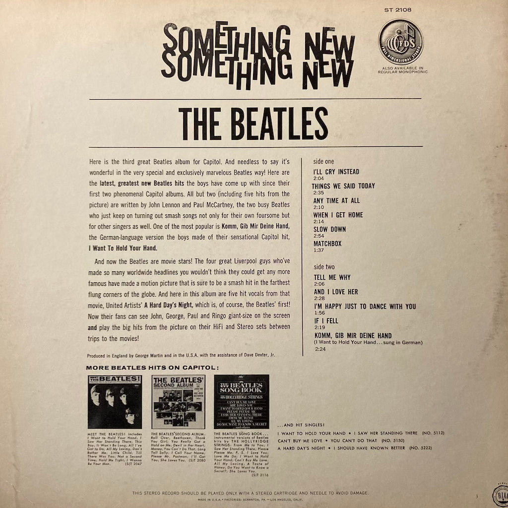 The Beatles - Something New