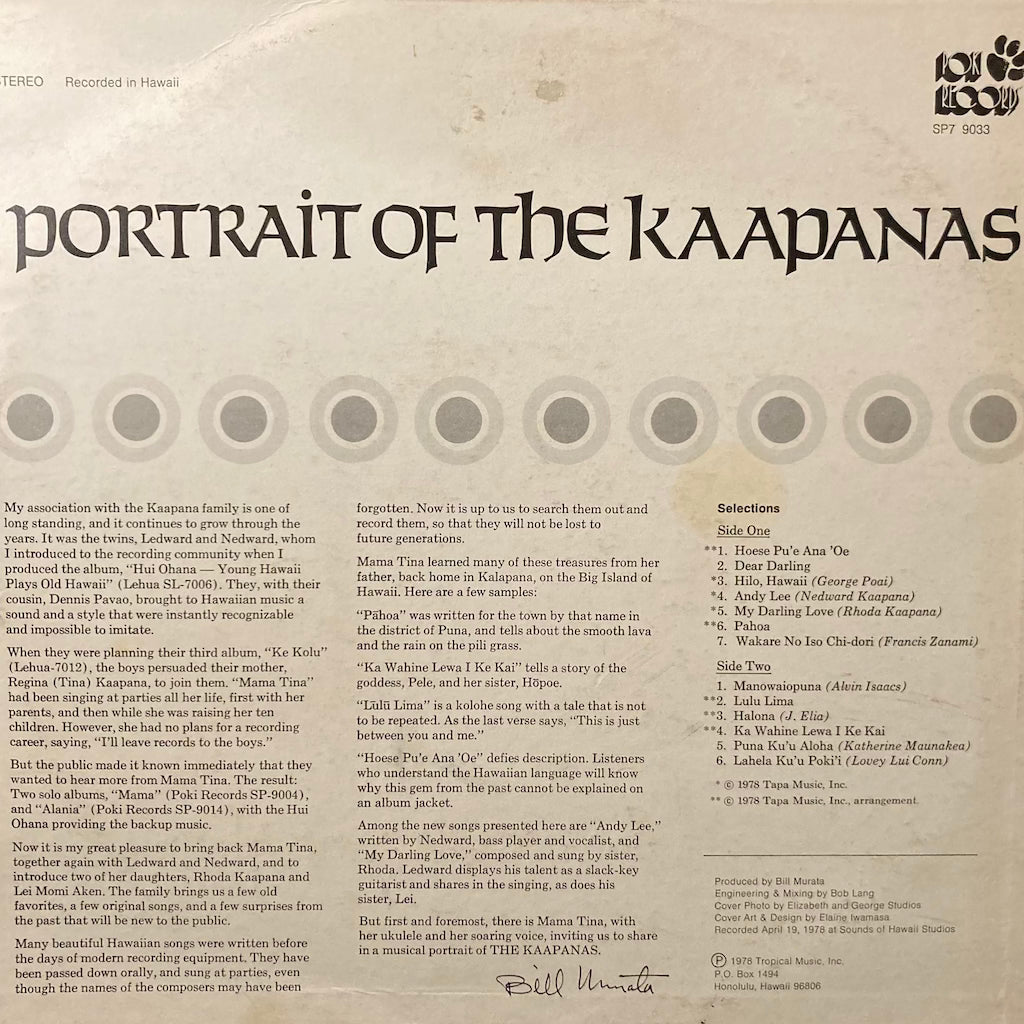 Kaapana Family - Portrait Of The Kaapanas