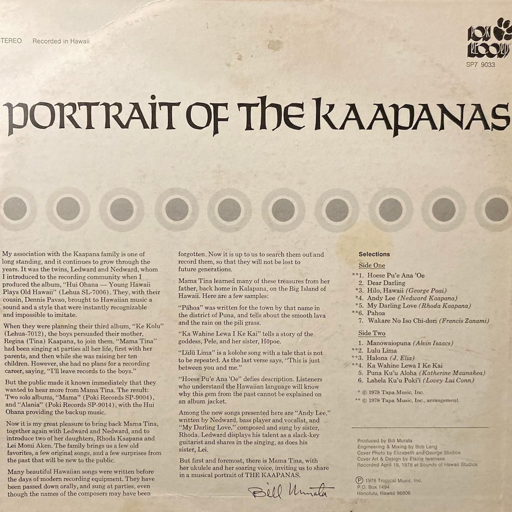 Kaapana Family - Portrait Of The Kaapanas