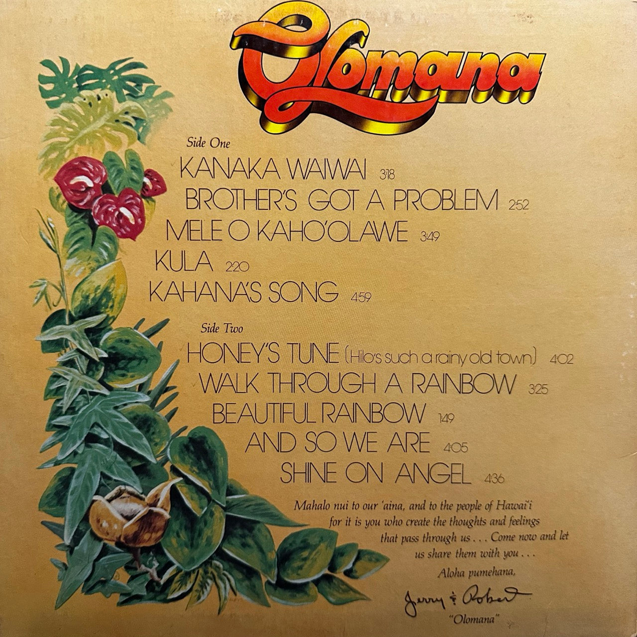 Olomana – And So We Are