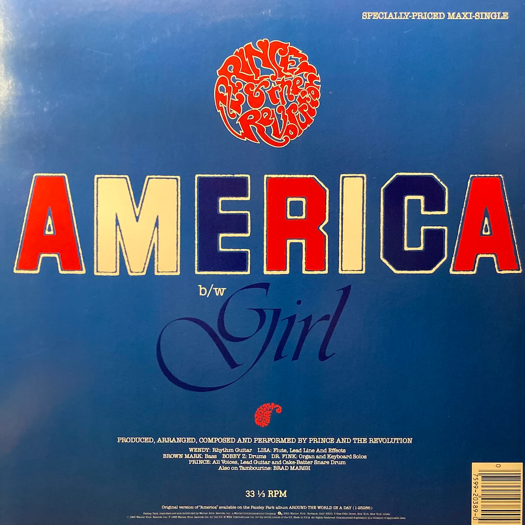 Prince and The Revolution - America/Girl 12"