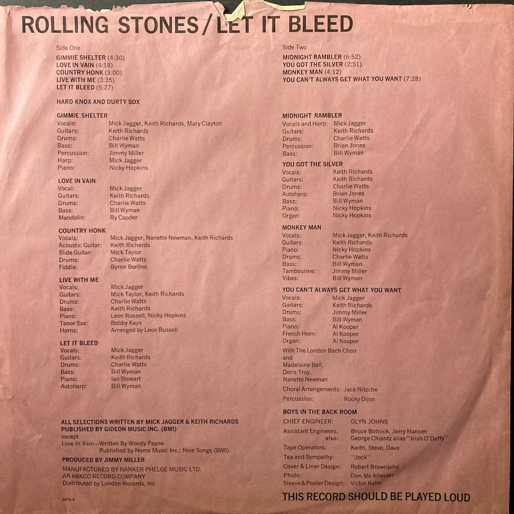 Rolling Stones - Let It Bleed