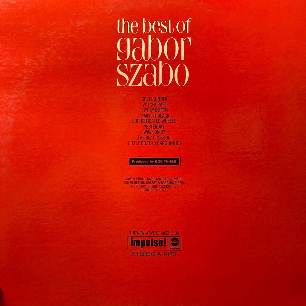 Gabor Szabo - The Best Of Gabor Szabo – AGS Honolulu