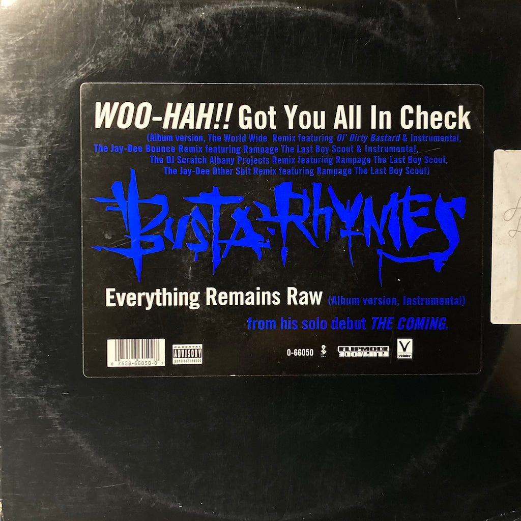 Busta Rhymes - Woo-Hah!! Got You All In Check/Everything Remanins Raw [12"]