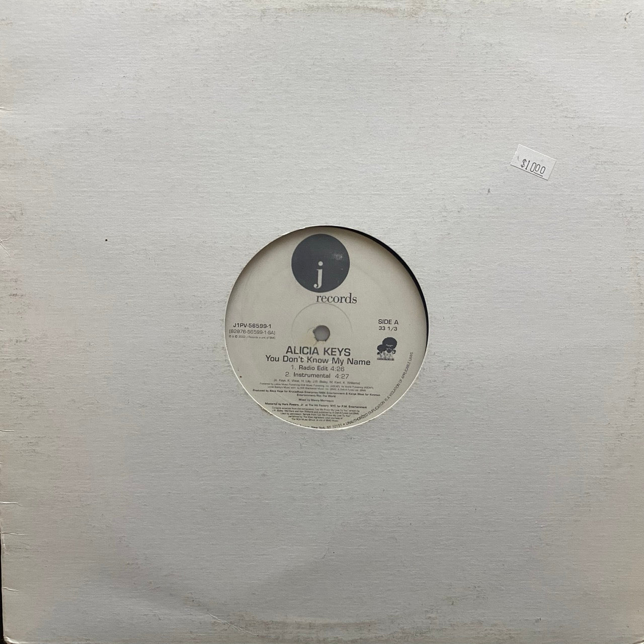 Alicia Keys – You Don't Know My Name