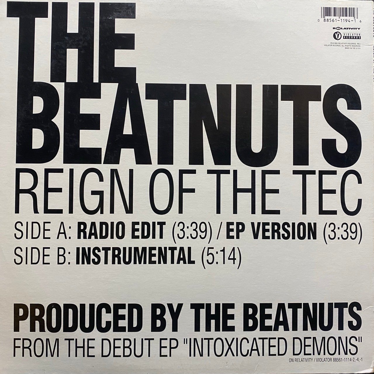 The Beatnuts – Reign Of The Tec [12"]
