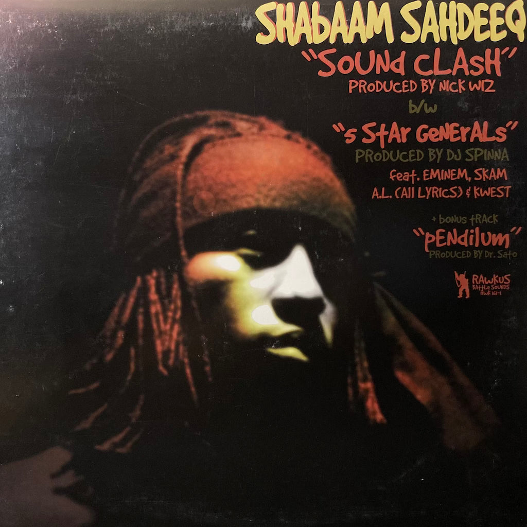 Shabaam Sahdeeq - Sound Clash b/w 5 Star Generals + Pendilum [12"]