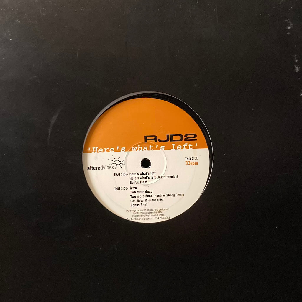 RJD2 - Here's What's Left [Used 12"]