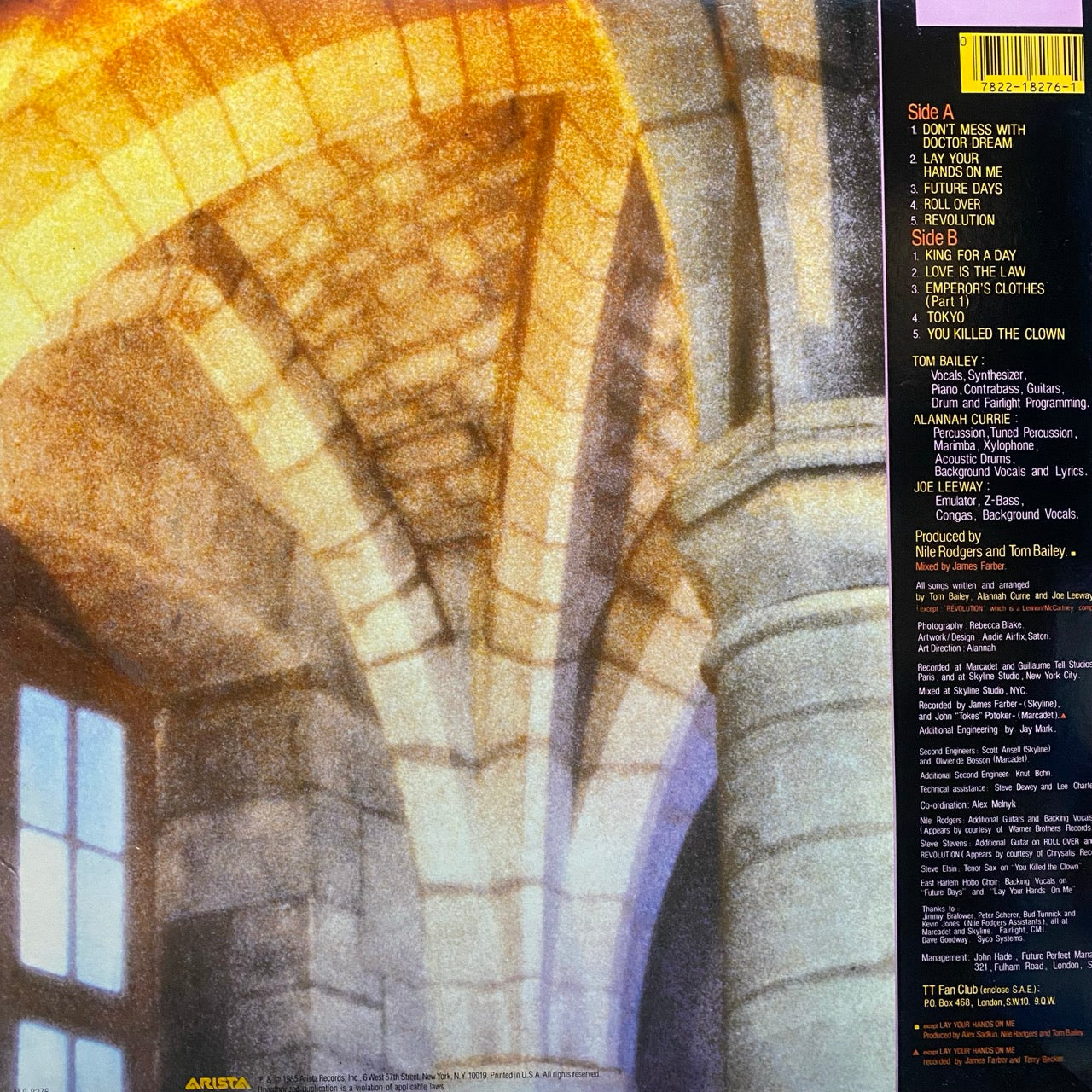 Thompson Twins – Here's To Future Days