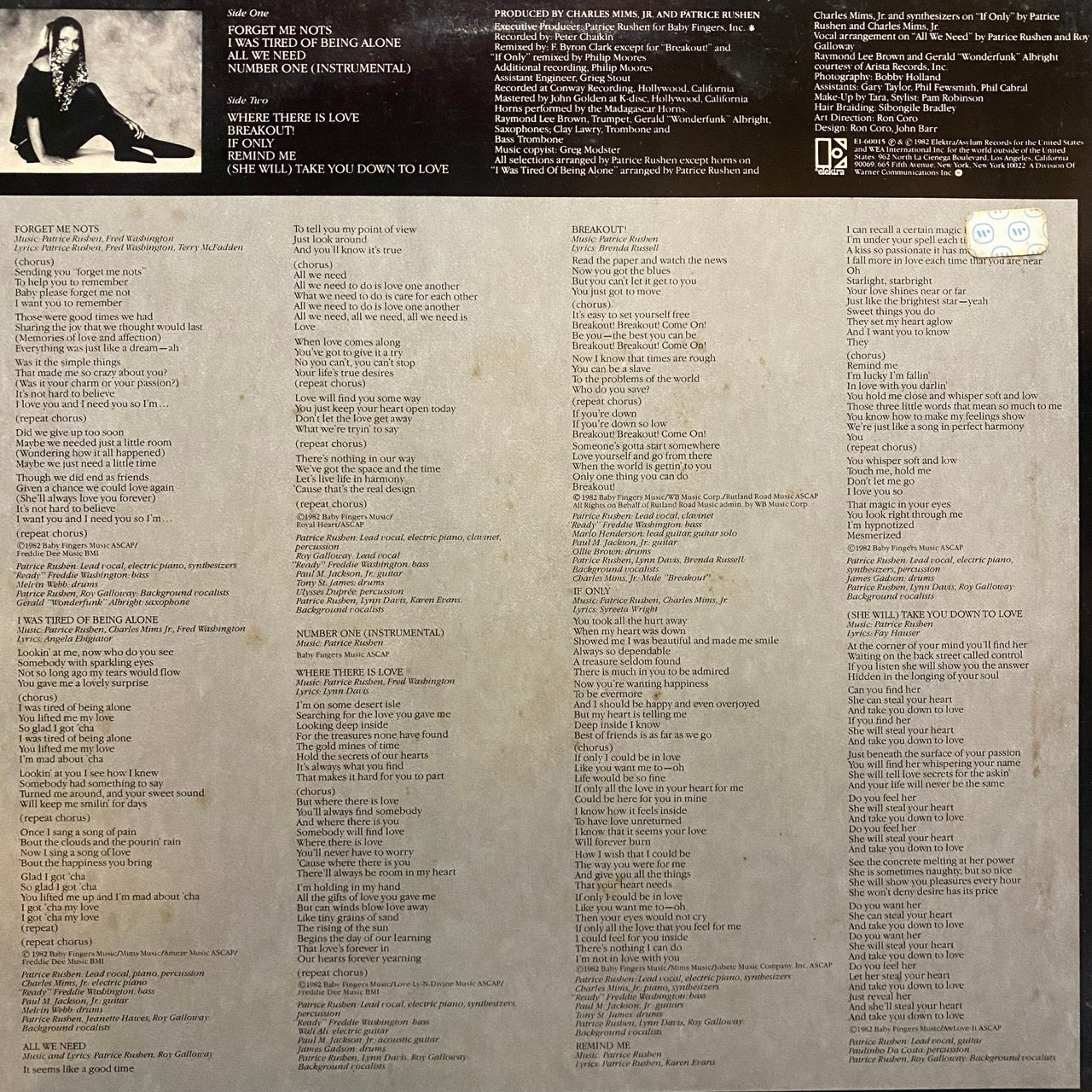 Patrice Rushen – Straight From The Heart