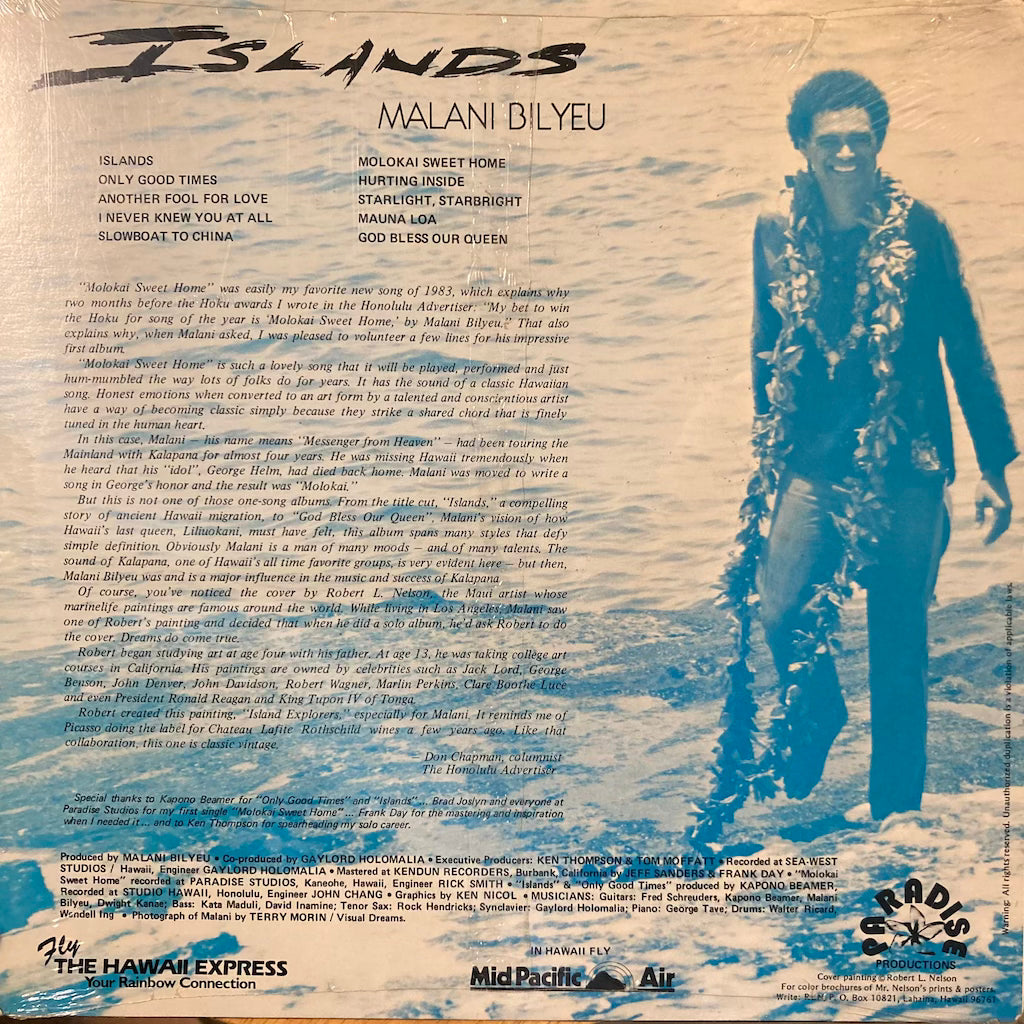 Malani Bilyeu - Islands [sealed]