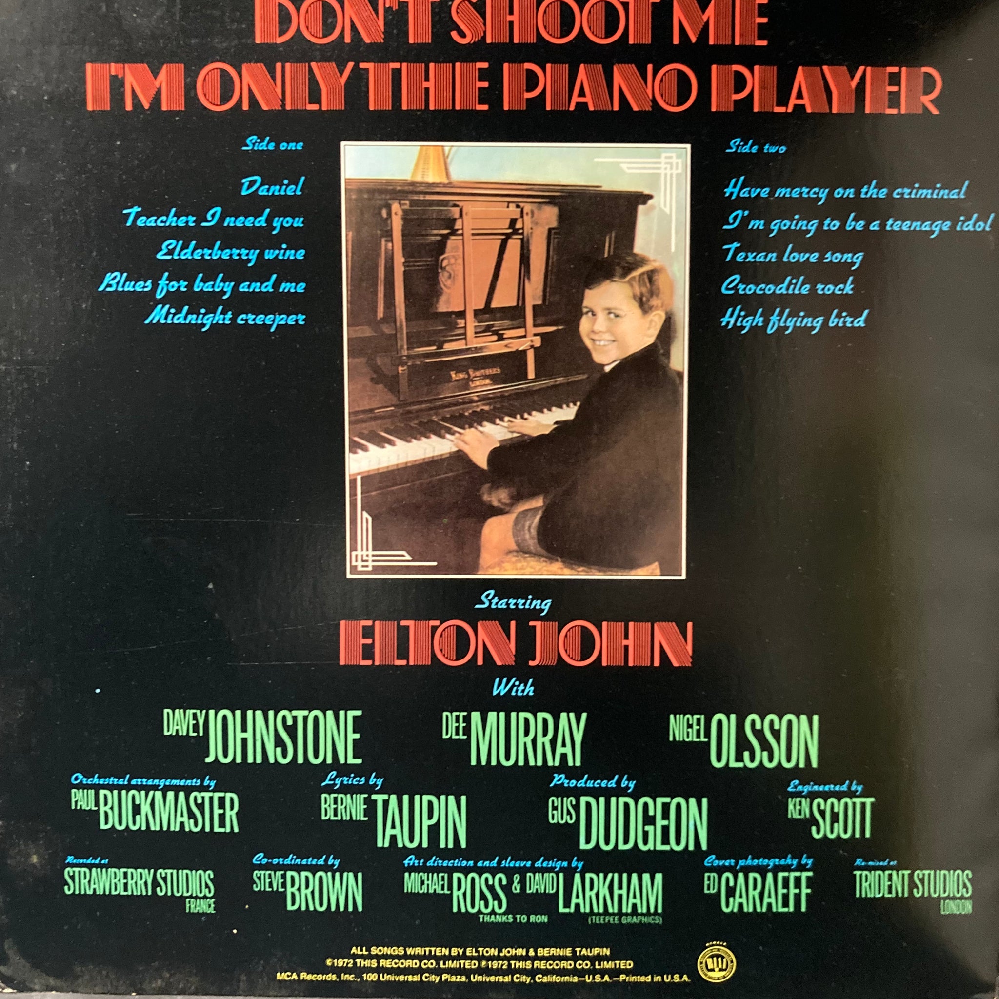 Elton John - Don't Shoot Me I'm Only The Piano Player