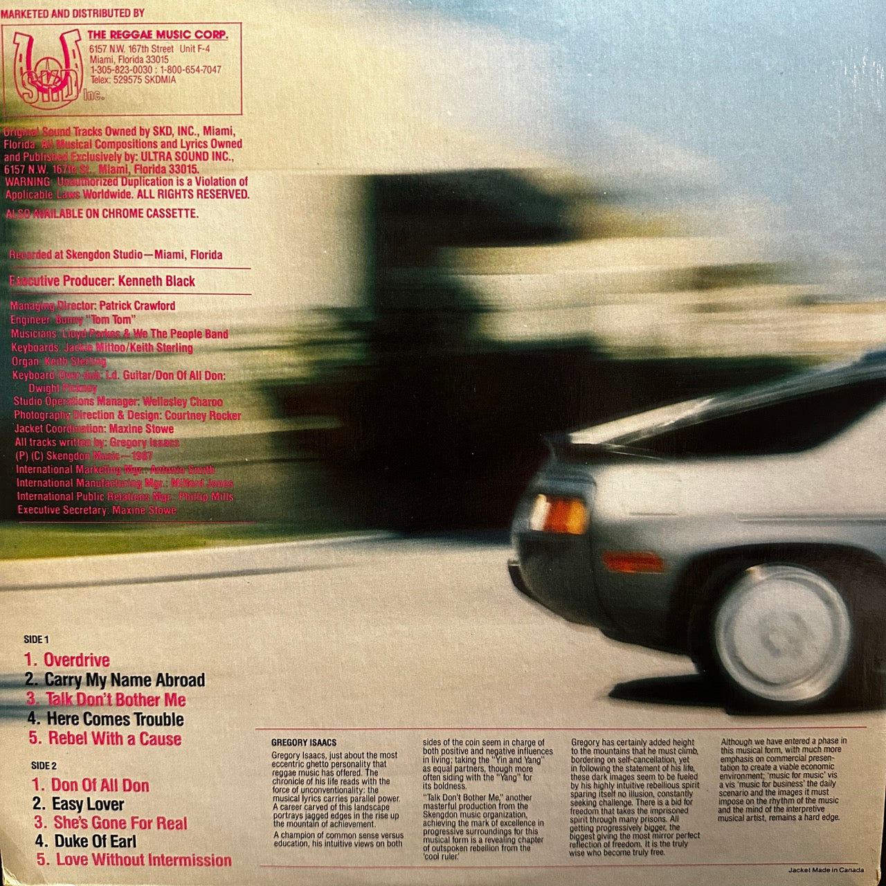 Gregory Isaacs – Talk Don't Bother Me