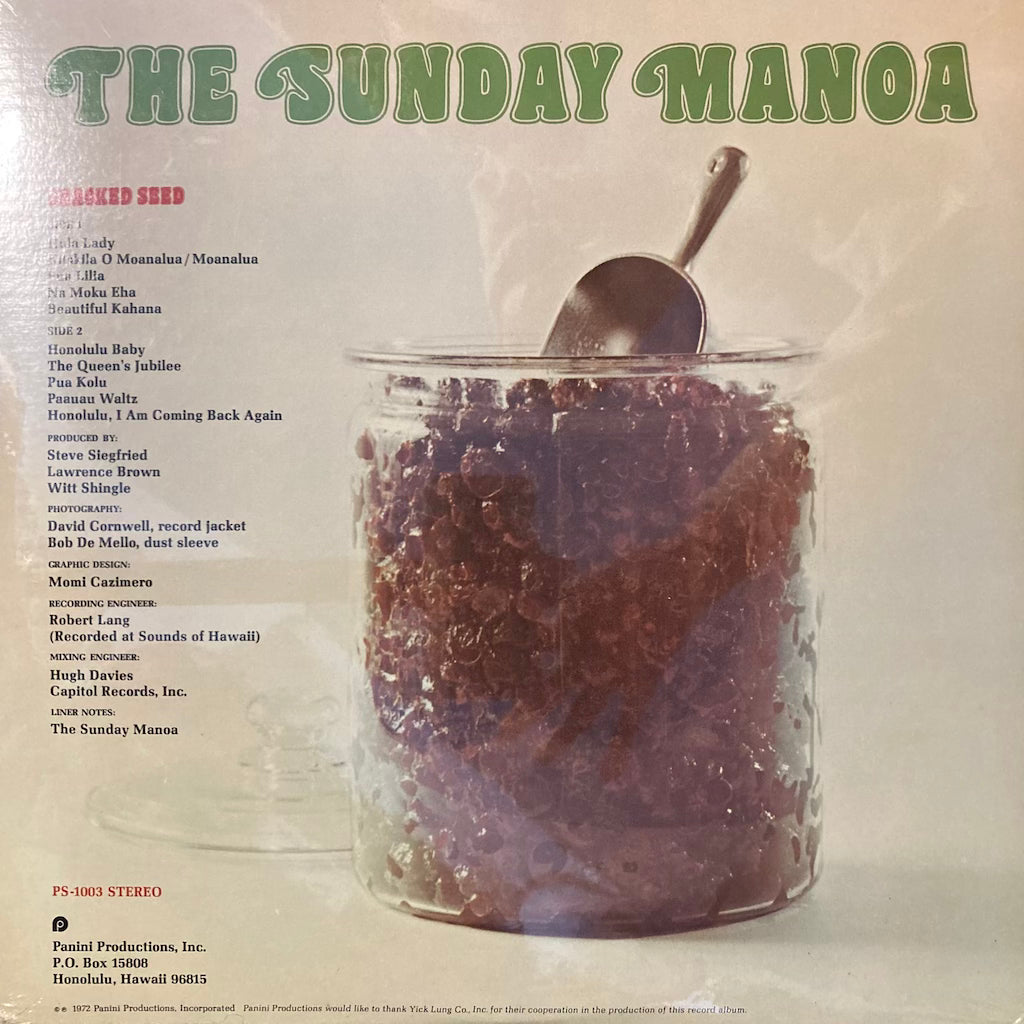 The Sunday Manoa - Cracked Seed [sealed]