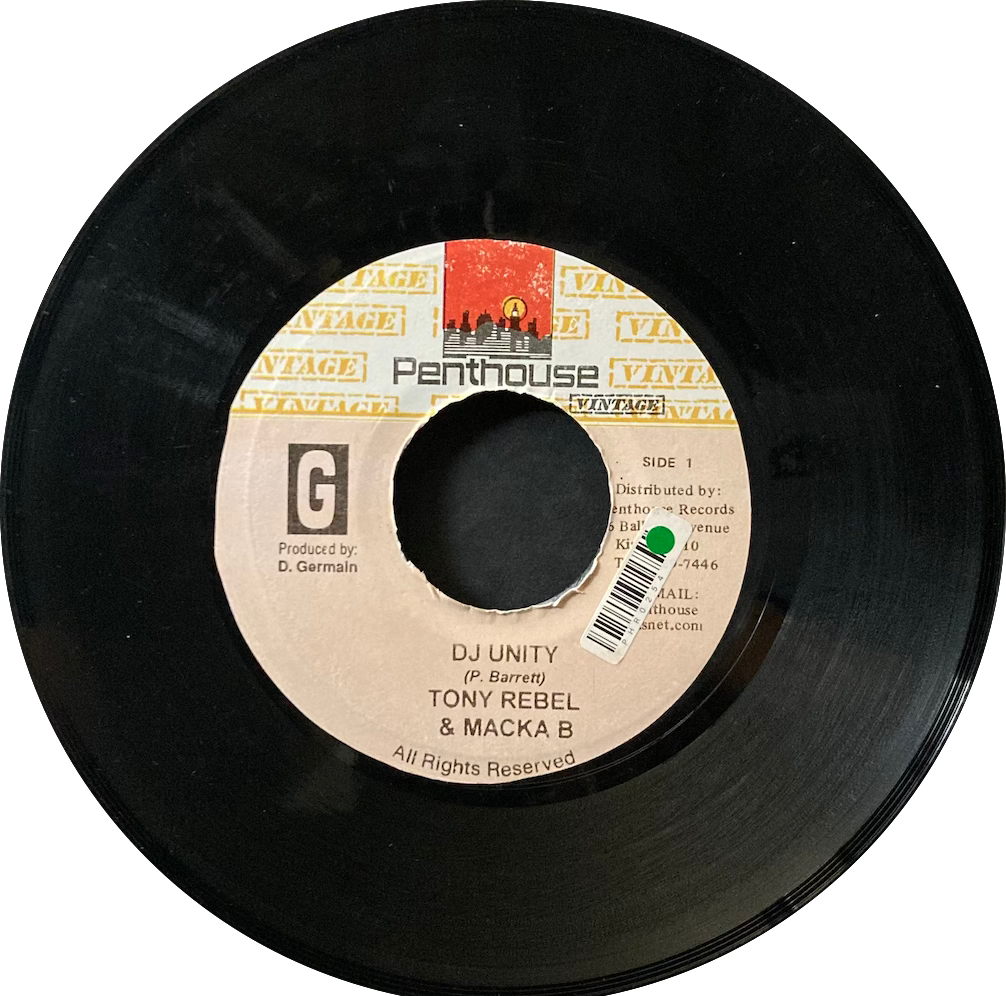 Tony Rebel & Macka B - D.J. Unity [7"]