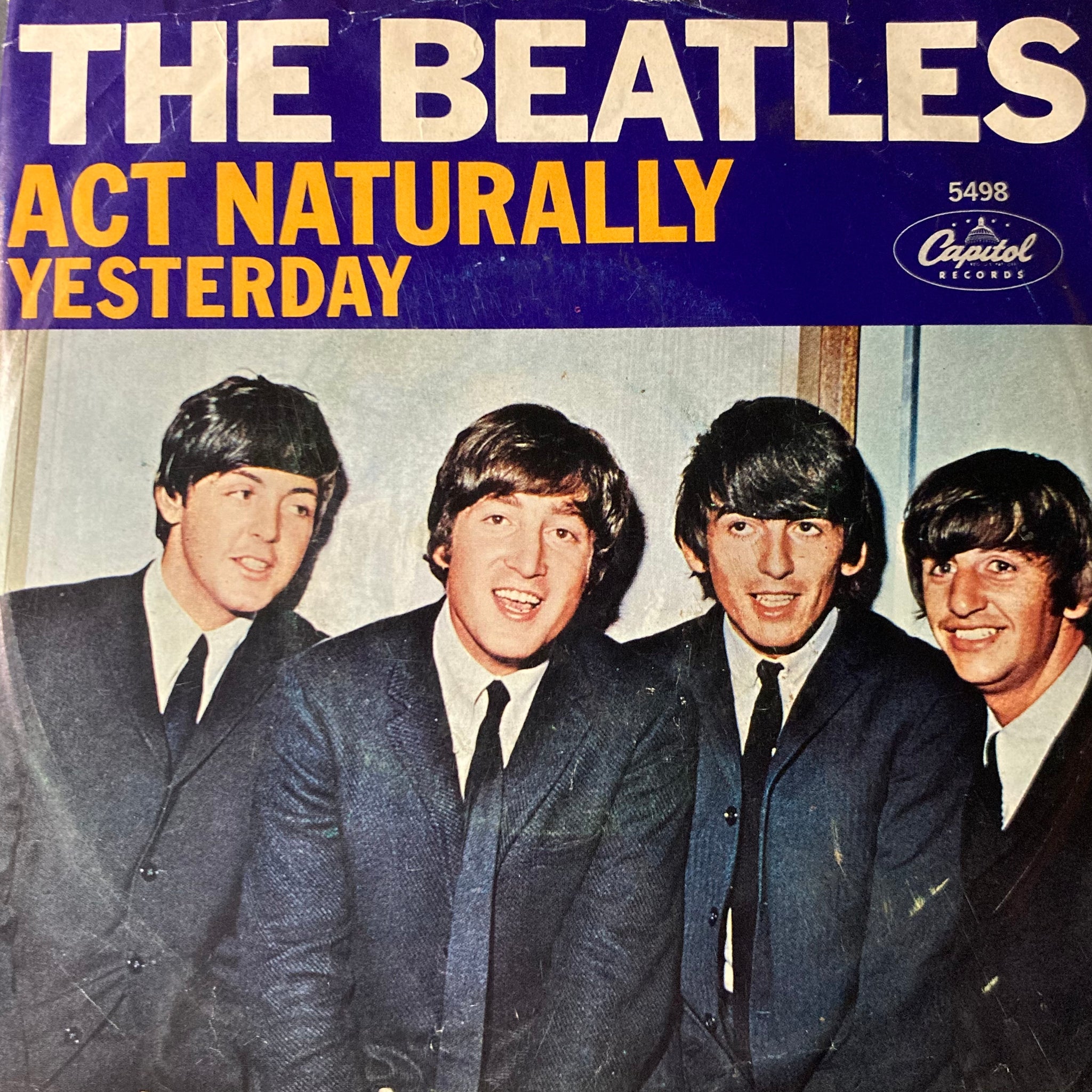 The Beatles - Act Naturally/Yesterday [7"]