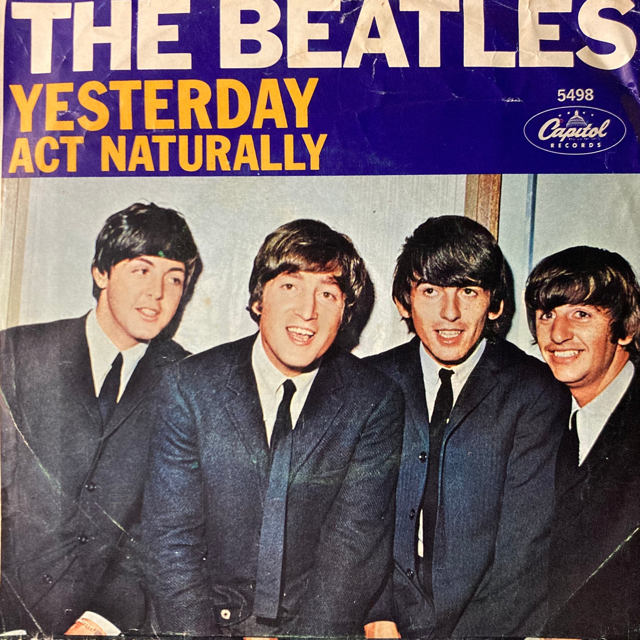 The Beatles - Act Naturally/Yesterday [7"]