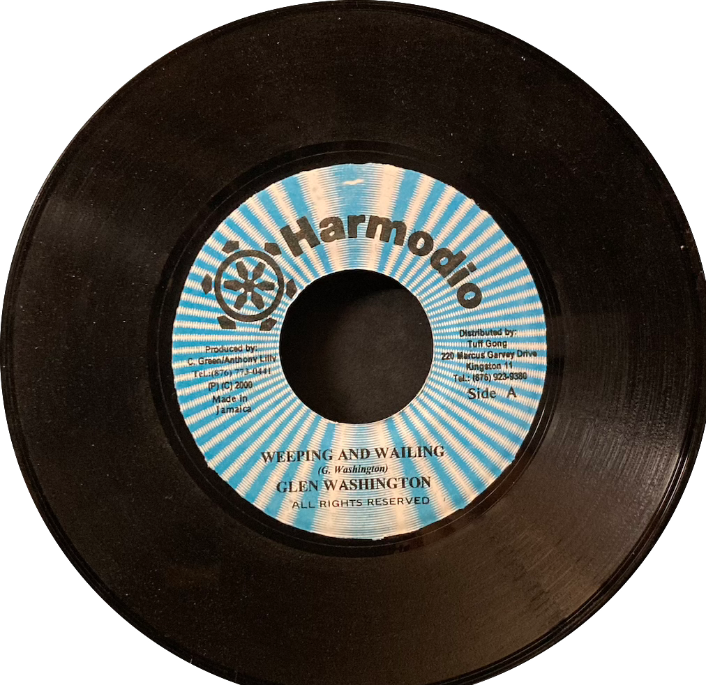 Glen Washington - Weeping And Wailing / Caan Get Over You [7"]