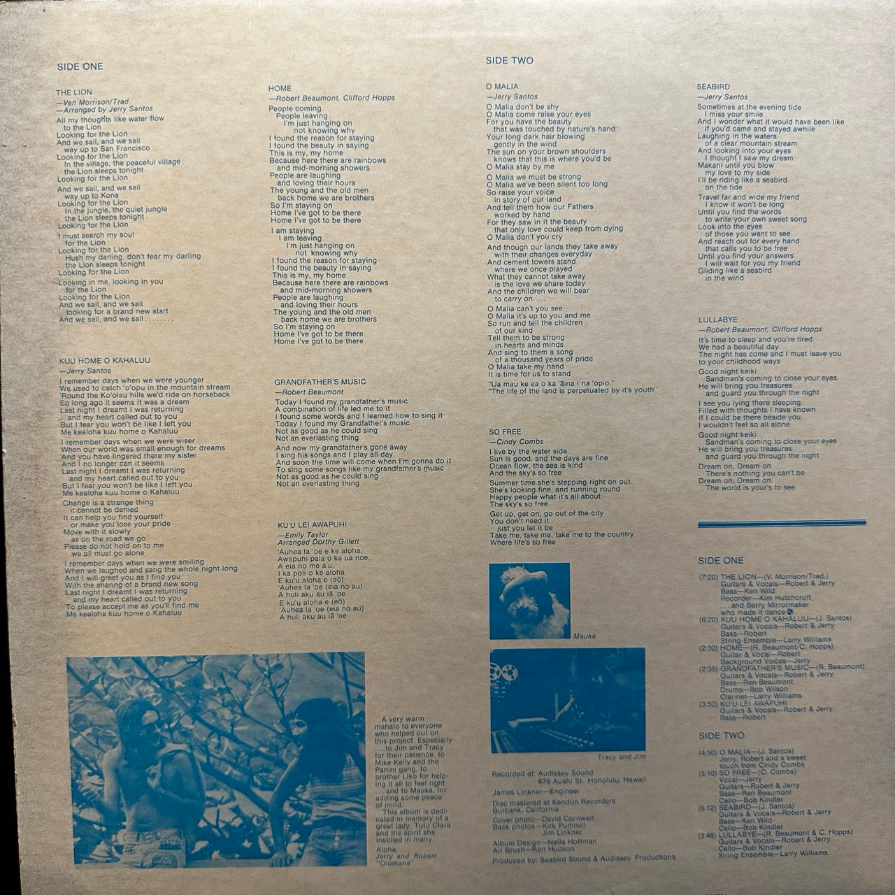 Olomana – Like A Seabird In The Wind