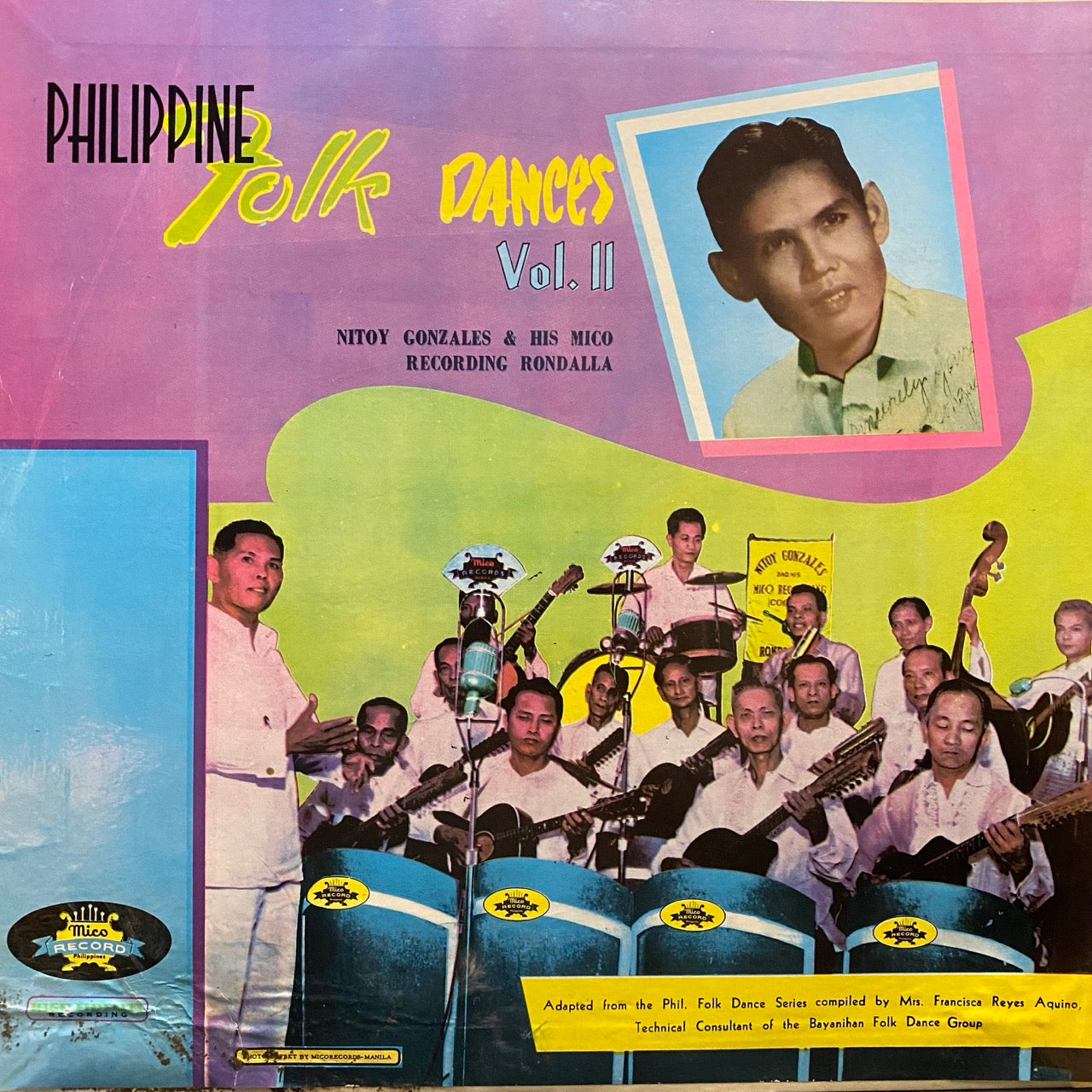 Nitoy Gonzales & His Mico Recording Rondalla - Philippine folk dances vol 2