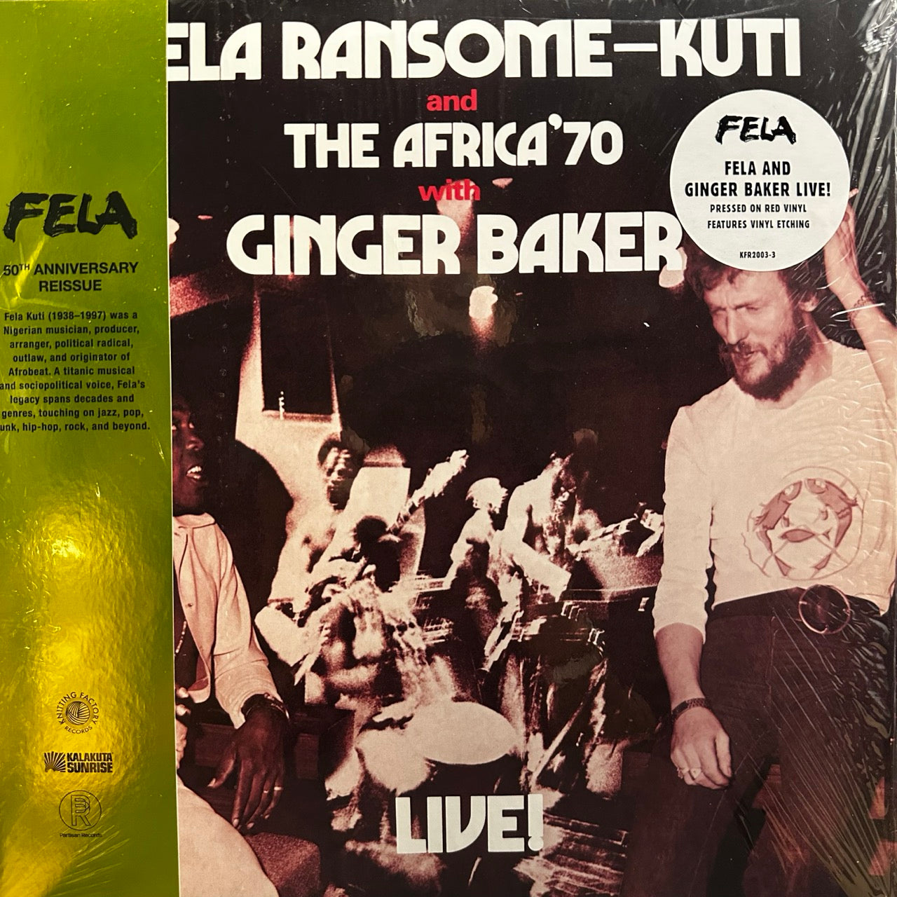 Fela Ransome—Kuti And The Africa '70 With Ginger Baker – Live!