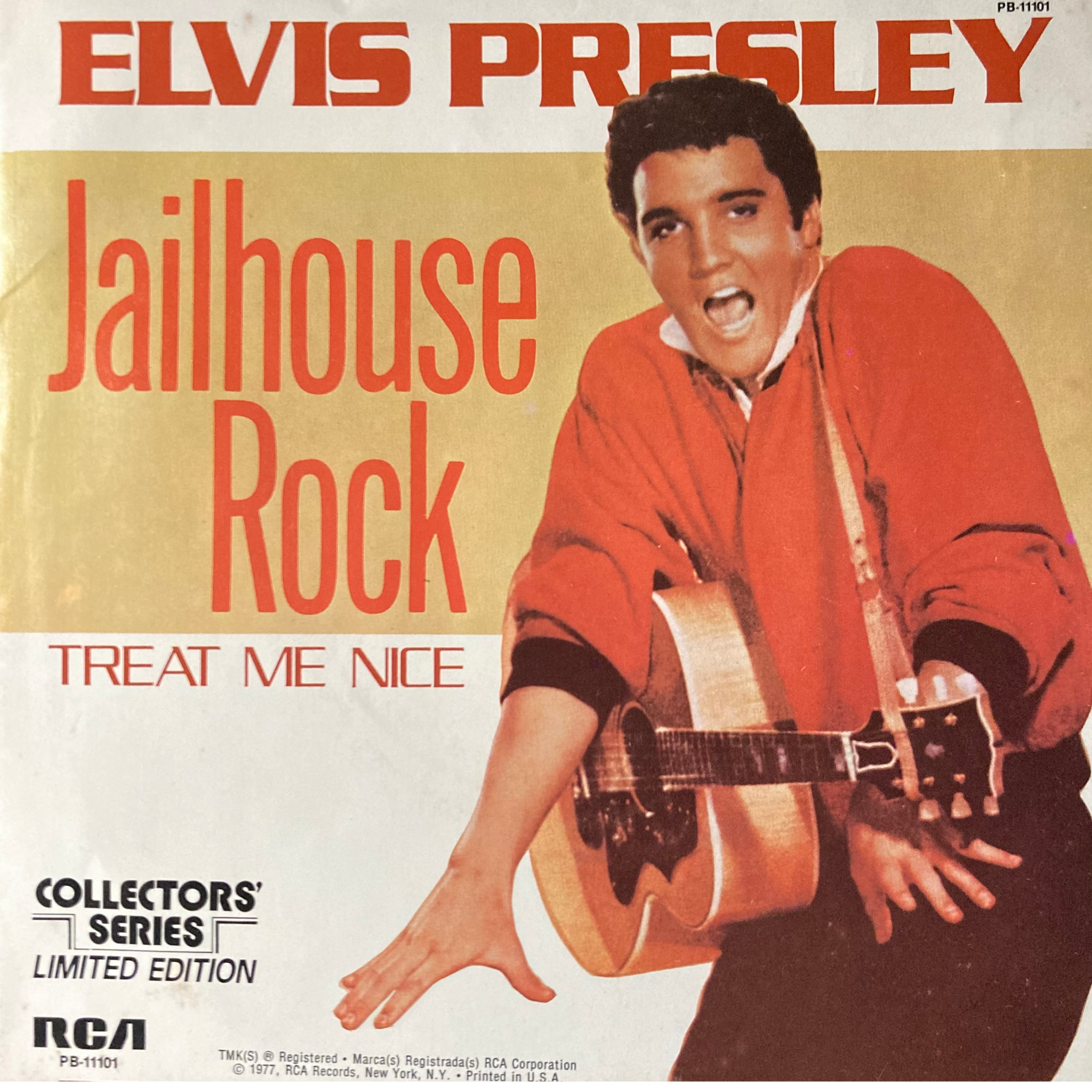 Elvis Presley - Jailhouse Rock/Treat Me Nice [7"]