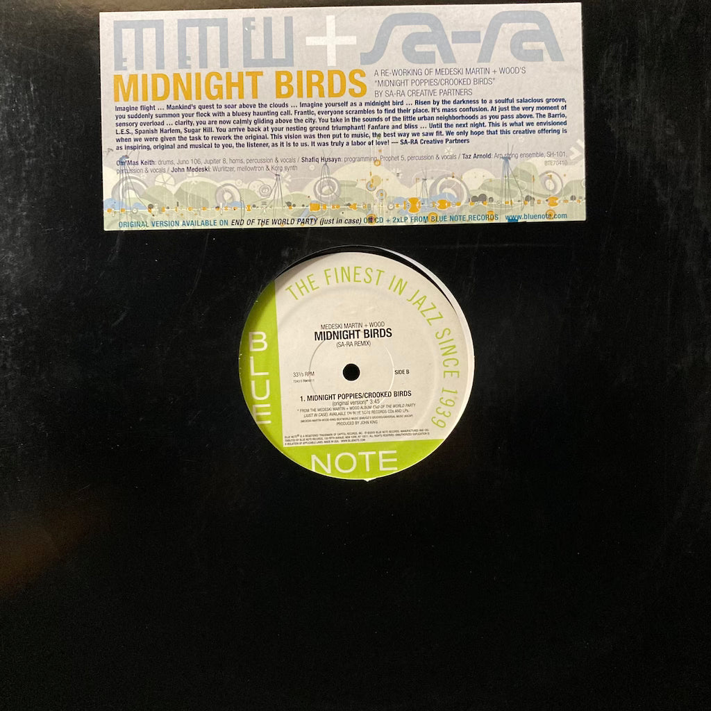 Medeski Martin & Wood - Midnight Birds/Midnight Poppies/Crooked Birds 12"